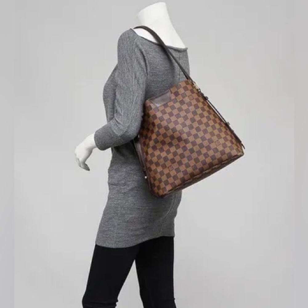 Louis Vuitton Cabas Rivington tote. With COA from entrupy. - Picture 4 of 17